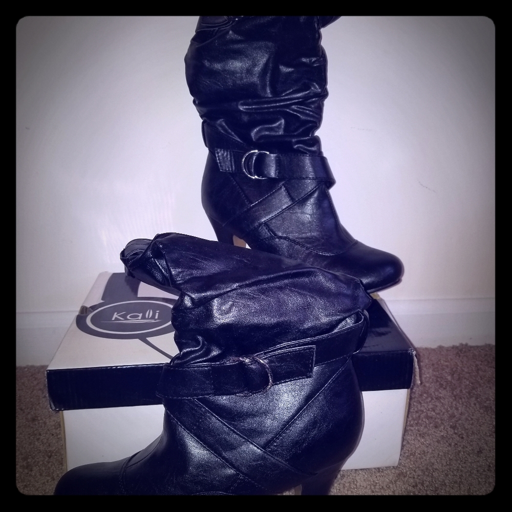 Mid calf boots